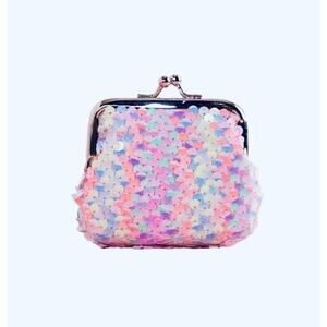 Pastel Sequin Coin Purse